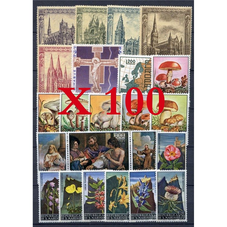 SAN MARINO 1967 Complete year 23v MNH** (X 100)