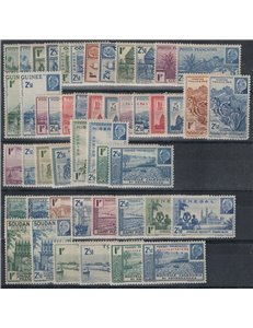 COLONIE FRANCESI 1941 Maresciallo Pétain 48v MNH**