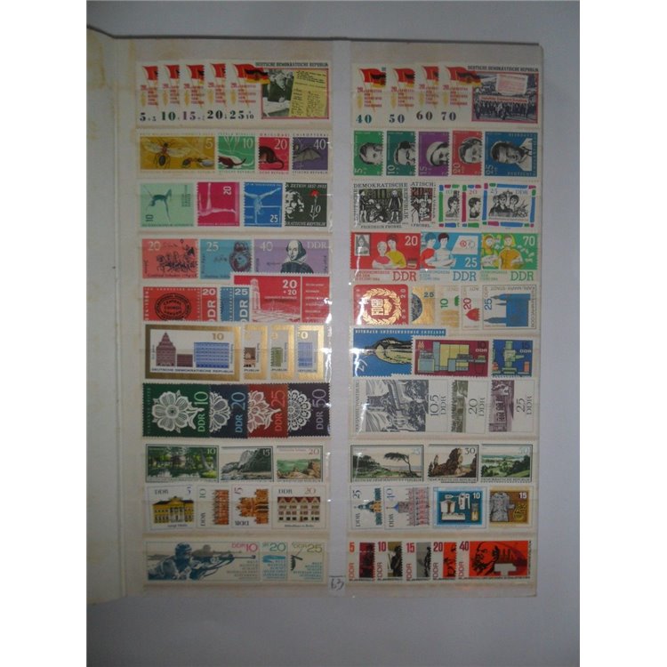 GERMANY DDR/REICH/SAAR/BADEN Stockbook with stamps