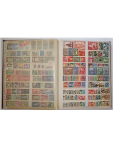 GERMANIA DDR/REICH/SAAR/BADEN Classificatore con francobolli