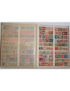 GERMANIA DDR/REICH/SAAR/BADEN Classificatore con francobolli