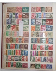GERMANIA DDR/REICH/SAAR/BADEN Classificatore con francobolli