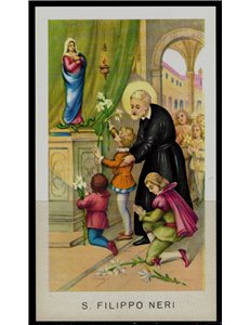 SANTINO (HOLY CARD) S. Filippo Neri ediz. EGIM n° 78