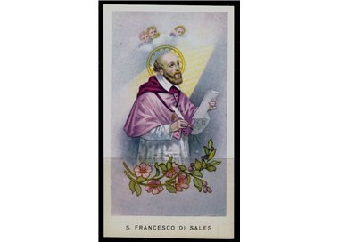 SANTINO (HOLY CARD) S. Francesco di Sales ediz. EGIM n° 77