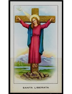 SANTINO (HOLY CARD) Santa Liberata ediz. EGIM n° 3
