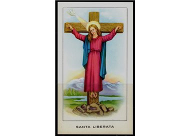 SANTINO (HOLY CARD) Santa Liberata ediz. EGIM n° 3