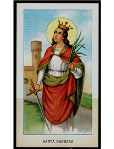 SANTINO (HOLY CARD) Santa Barbara ediz. EGIM n° 9