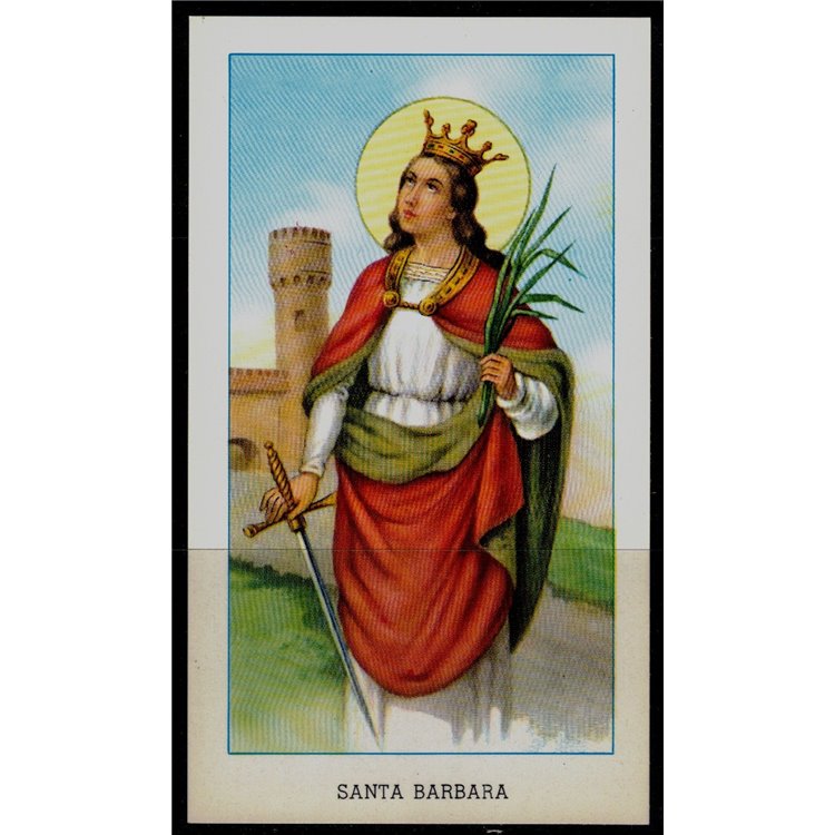 SANTINO (HOLY CARD) Santa Barbara ed. EGIM n° 9