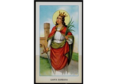 SANTINO (HOLY CARD) Santa Barbara ed. EGIM n° 9