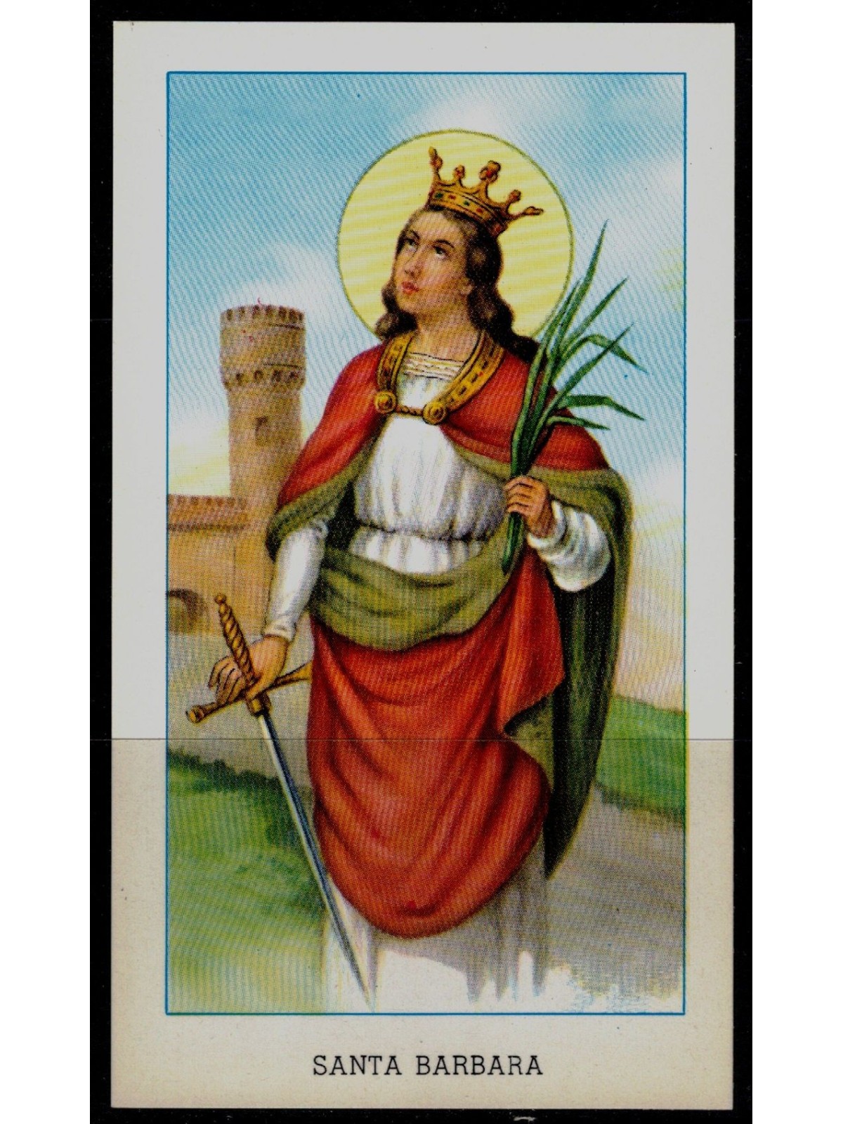 SANTINO (HOLY CARD) Santa Barbara ed. EGIM n° 9