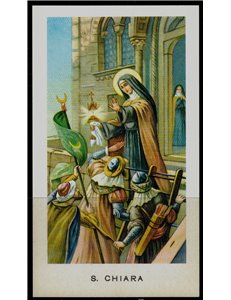 SANTINO (HOLY CARD) S. Chiara ediz. EGIM n° 15