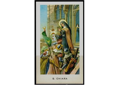 SANTINO (HOLY CARD) S. Chiara ediz. EGIM n° 15