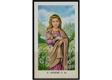 SANTINO (HOLY CARD) S. Agnese ediz. EGIM n° 18
