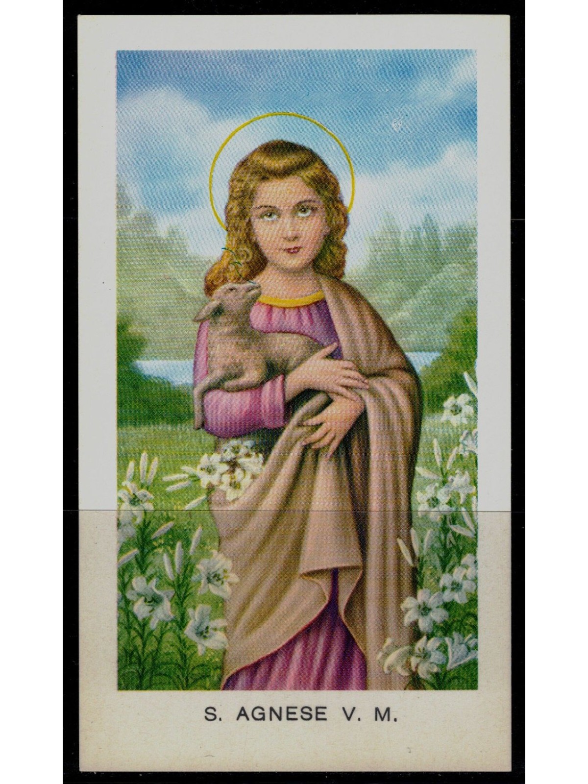 SANTINO (HOLY CARD) S. Agnese ediz. EGIM n° 18