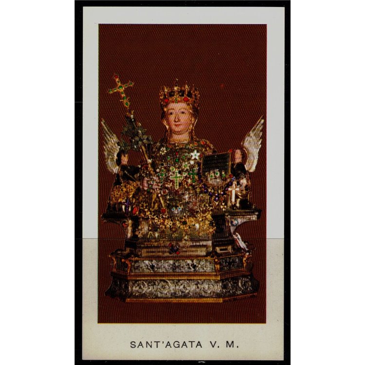 SANTINO (HOLY CARD) Sant'Agata ediz. EGIM n° 19