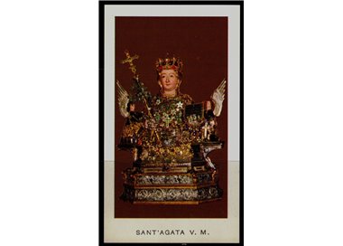 SANTINO (HOLY CARD) Sant'Agata ediz. EGIM n° 19