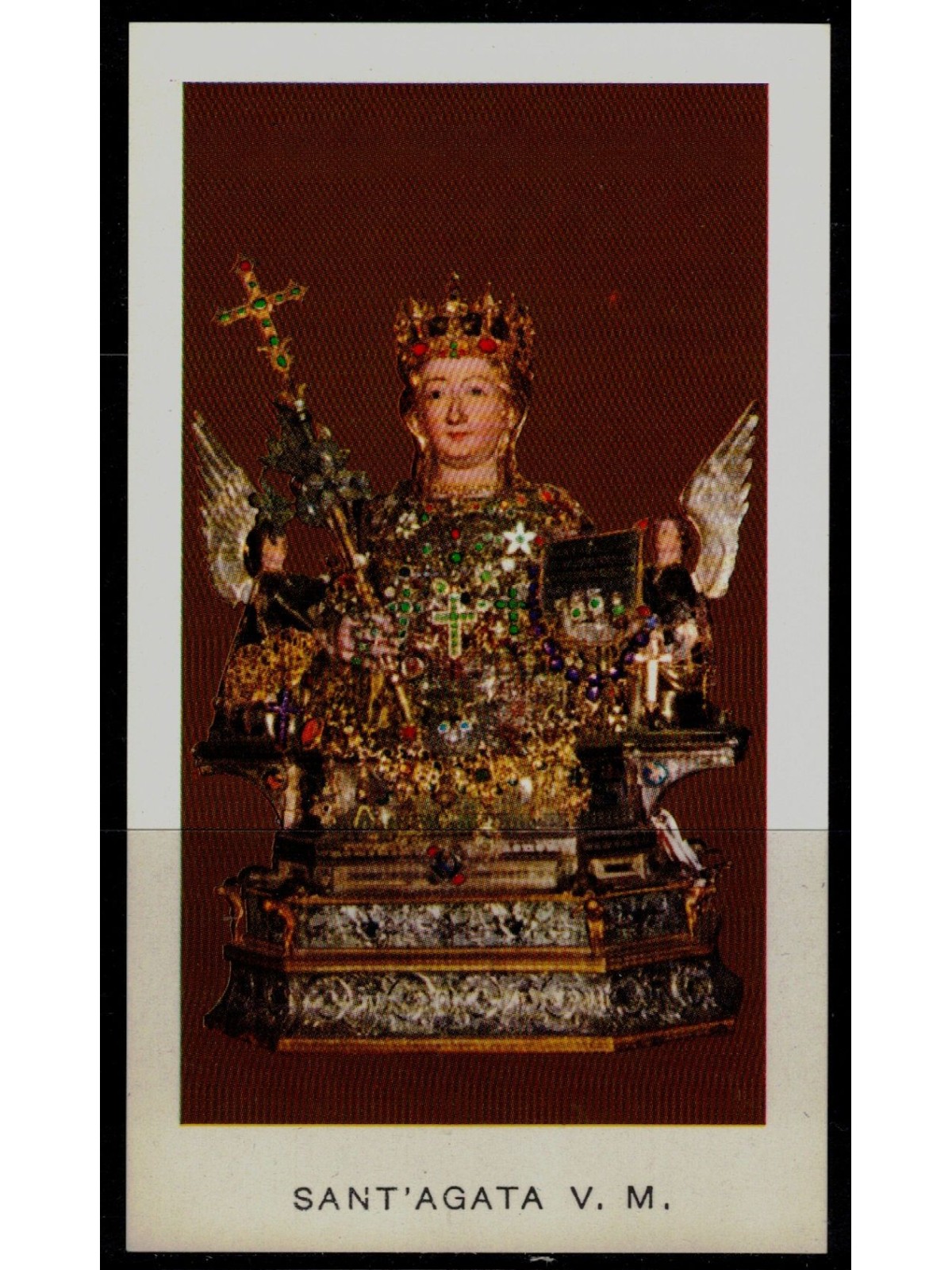 SANTINO (HOLY CARD) Sant'Agata ediz. EGIM n° 19
