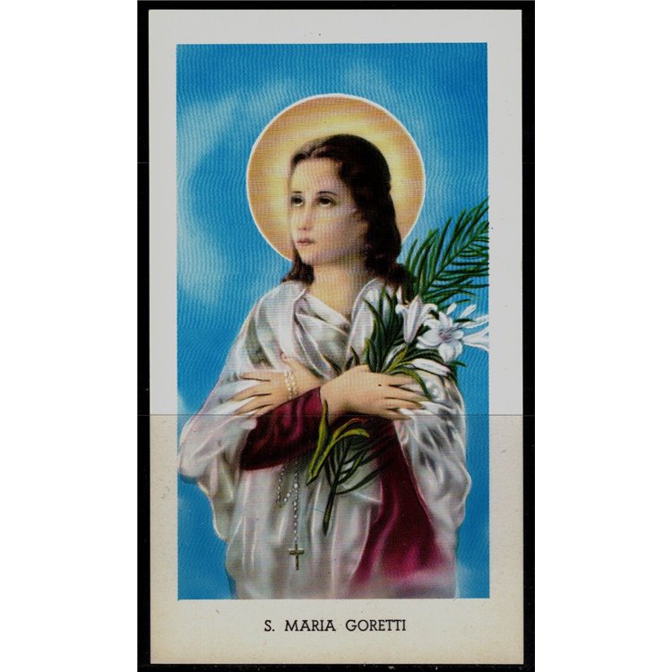 HOLY CARD of St. Maria Goretti, EGIM edition no. 21