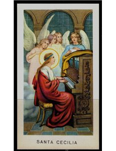 HOLY CARD Saint Cecilia, EGIM edition no. 24