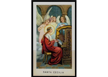 SANTINO (HOLY CARD) Santa Cecilia ediz. EGIM n° 24