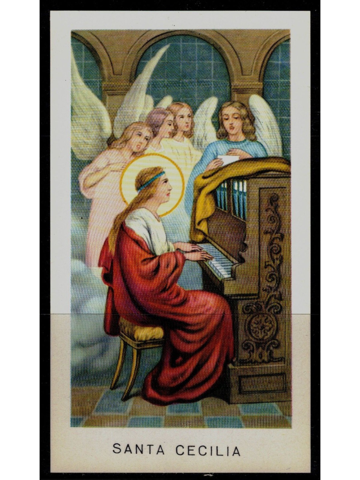 SANTINO (HOLY CARD) Santa Cecilia ediz. EGIM n° 24