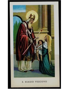 HOLY CARD St. Blaise Bishop, EGIM edition no. 27
