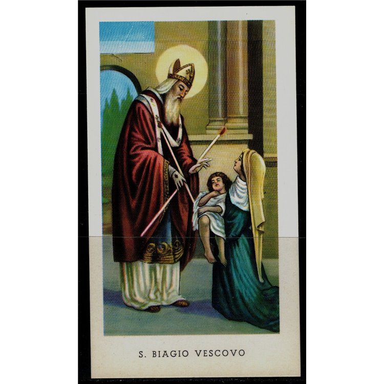 HOLY CARD St. Blaise Bishop, EGIM edition no. 27