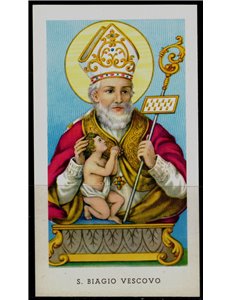 HOLY CARD St. Blaise Bishop, EGIM edition no. 28