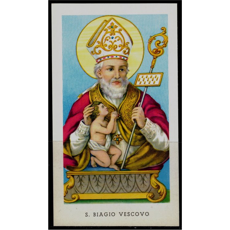 HOLY CARD St. Blaise Bishop, EGIM edition no. 28