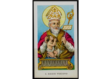 HOLY CARD St. Blaise Bishop, EGIM edition no. 28