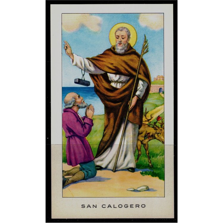 SANTINO (HOLY CARD) San Calogero ediz. EGIM n° 29