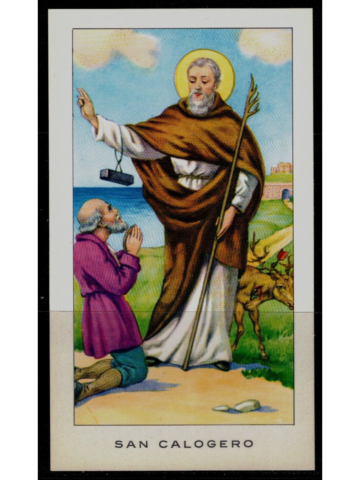 SANTINO (HOLY CARD) San Calogero ediz. EGIM n° 29