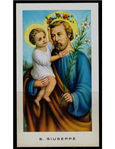 SANTINO (HOLY CARD) S. Giuseppe ediz. EGIM n° 35