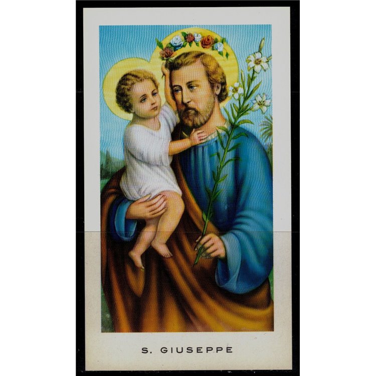 SANTINO (HOLY CARD) S. Giuseppe ediz. EGIM n° 35