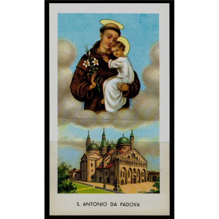 SANTINO (HOLY CARD) S. Antonio da Padova ed. EGIM n° 38