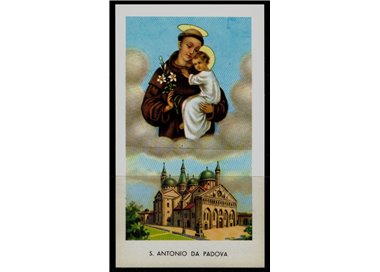SANTINO (HOLY CARD) S. Antonio da Padova ed. EGIM n° 38