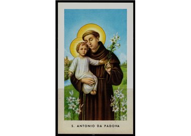 SANTINO (HOLY CARD) S. Antonio da Padova ed. EGIM n° 41