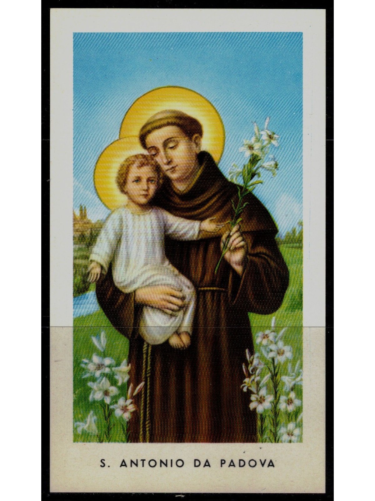 SANTINO (HOLY CARD) S. Antonio da Padova ed. EGIM n° 41