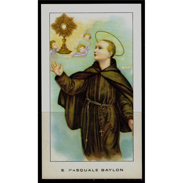 SANTINO (HOLY CARD) S. Pasquale Baylon ediz. EGIM n° 47