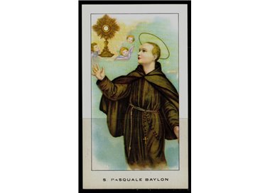 SANTINO (HOLY CARD) S. Pasquale Baylon ed. EGIM n° 47