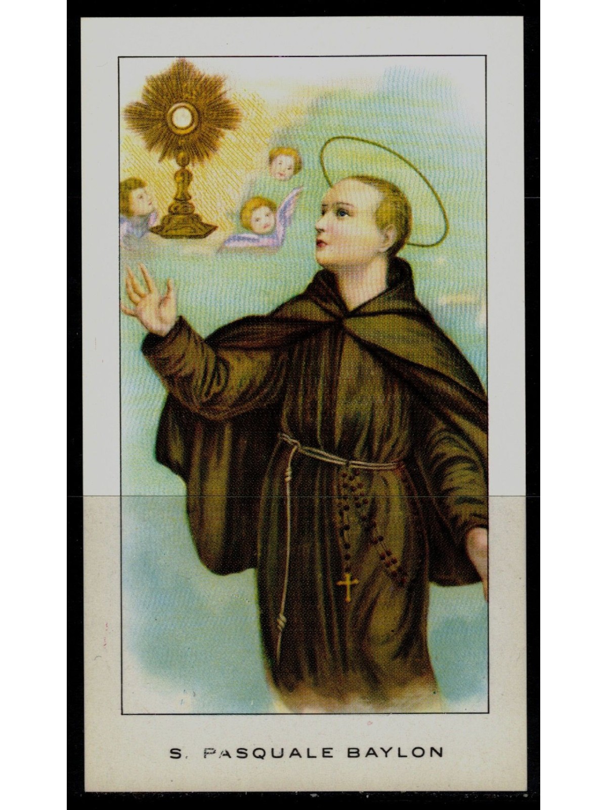SANTINO (HOLY CARD) S. Pasquale Baylon ed. EGIM n° 47