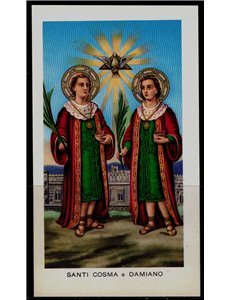 SANTINO (HOLY CARD) Santi Cosma e Damiano ediz. EGIM n° 51