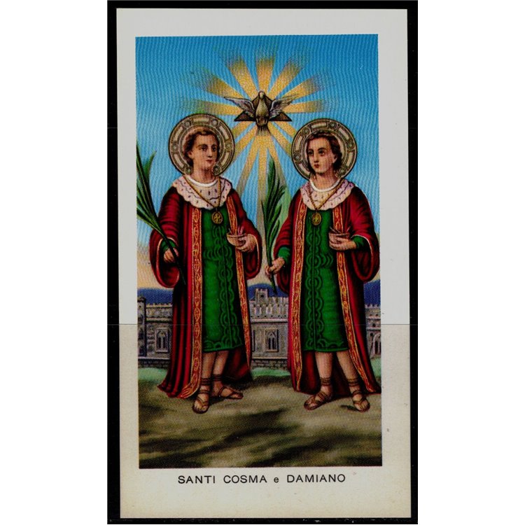 HOLY CARD Saints Cosmas and Damian, EGIM edition no. 51