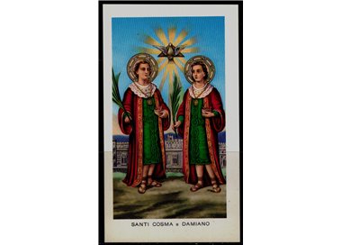 HOLY CARD Saints Cosmas and Damian, EGIM edition no. 51