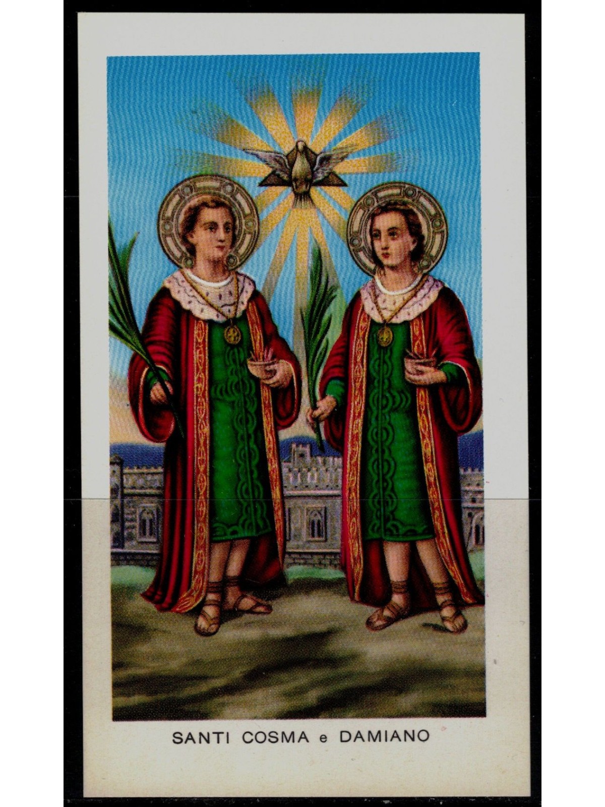 HOLY CARD Saints Cosmas and Damian, EGIM edition no. 51