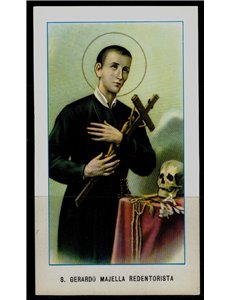 SANTINO (HOLY CARD) S. Gerardo Majella Redentorista ediz. EGIM n° 52