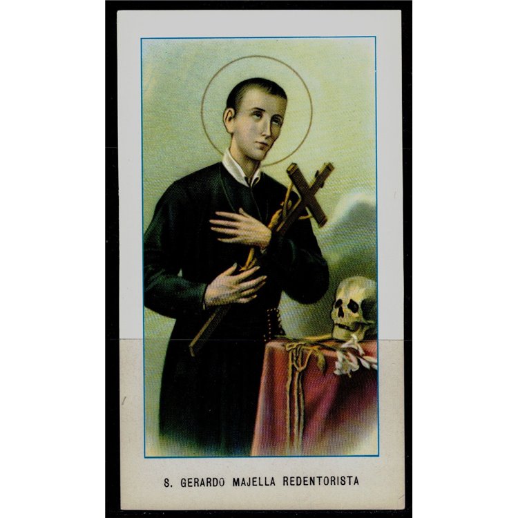 SANTINO (HOLY CARD) S. Gerardo Majella Redentorista ediz. EGIM n° 52