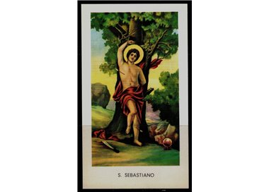 SANTINO (HOLY CARD) S. Sebastiano ed. EGIM n° 54