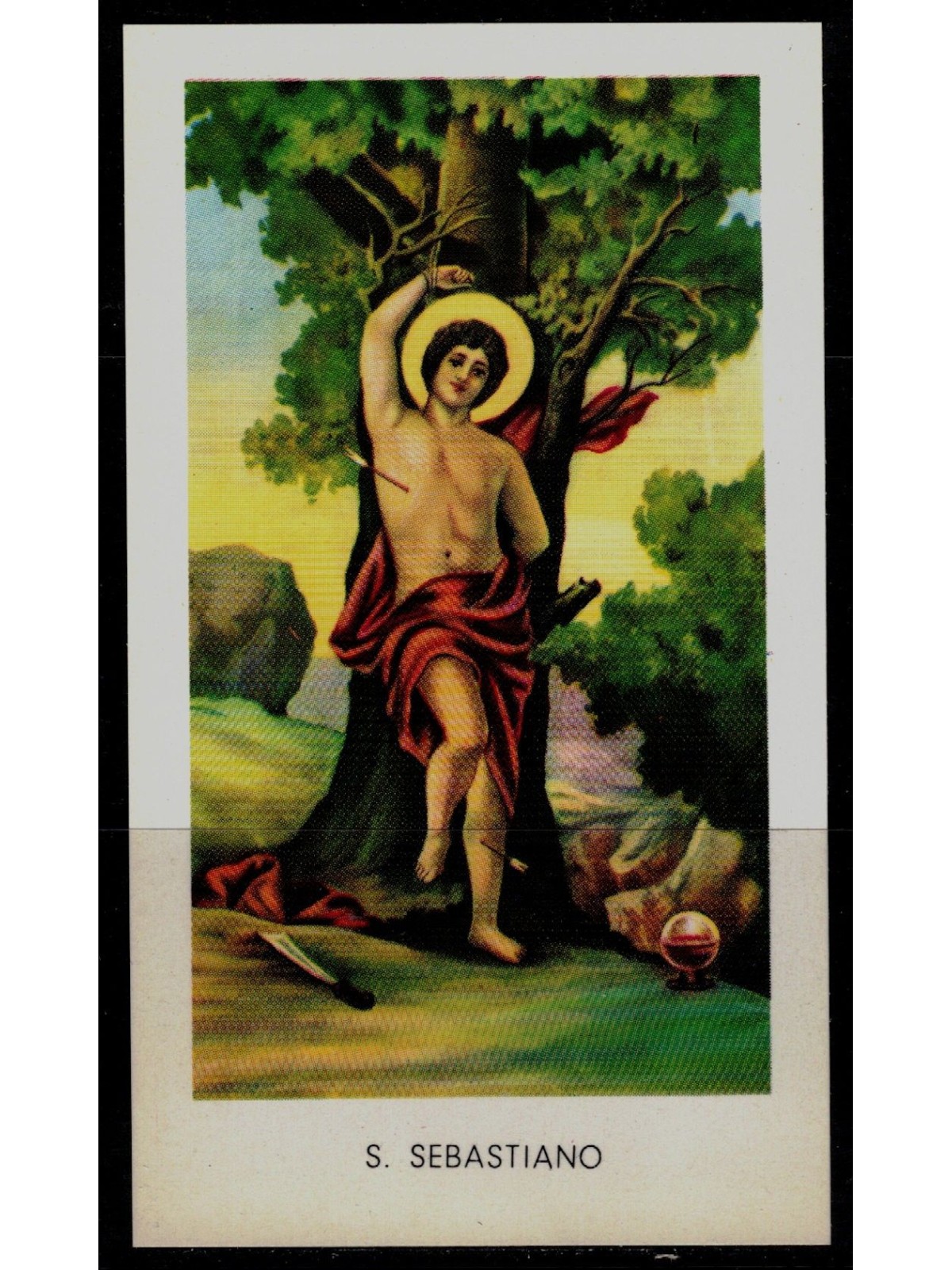 SANTINO (HOLY CARD) S. Sebastiano ediz. EGIM n° 54