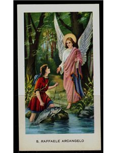 SANTINO (HOLY CARD) S. Raffaele Arcangelo ediz. EGIM n° 56